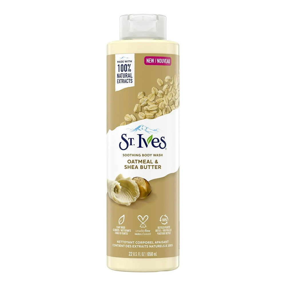 St Ives Oatmeal and Shea Butter Soothing Body Wash, 22 Oz